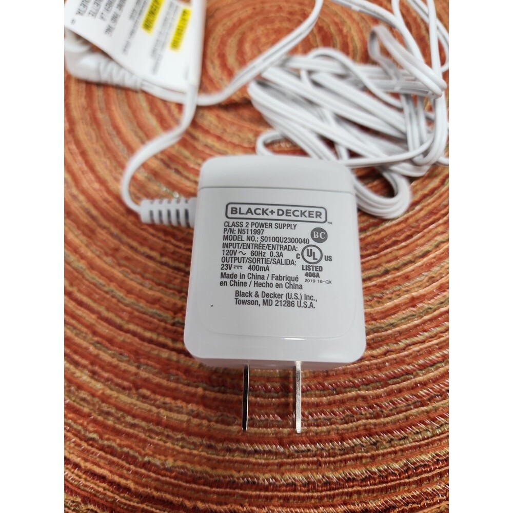🔥OEM Original Black & Decker Dustbuster S010QU2300040 23V Class 2 Power Supply - Picture 3 of 3
